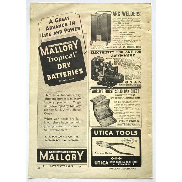 1945 Vintage Old FORD Pride of the Family Magazine Print Ad Popular Mechanics - Picture 3 of 3